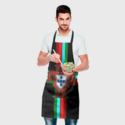Фартук кулинарный Сборная Португалии, цвет: 3D-принт — фото 2