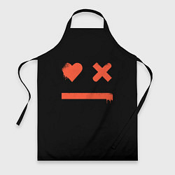 Фартук кулинарный Smile Love Death and Robots, цвет: 3D-принт