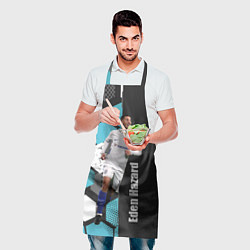 Фартук кулинарный Эден Азар, цвет: 3D-принт — фото 2