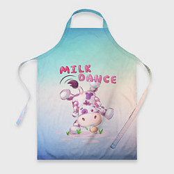 Фартук кулинарный Milk dance, цвет: 3D-принт