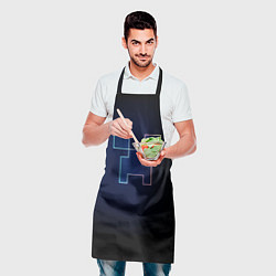 Фартук кулинарный Неоновый крипер, цвет: 3D-принт — фото 2