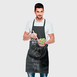 Фартук кулинарный CS GO COUNTER TERRORIS Z, цвет: 3D-принт — фото 2
