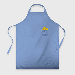 Фартук кулинарный Фри в кармане, цвет: 3D-принт