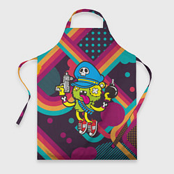 Фартук кулинарный Crazy Bomberman, цвет: 3D-принт