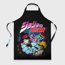 Фартук кулинарный Джотаро Star Platinum, JoJos Bizarre Adventure, цвет: 3D-принт