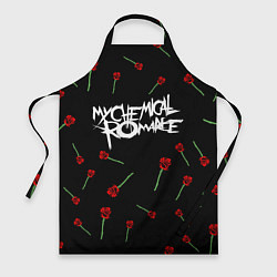 Фартук кулинарный MY CHEMICAL ROMANCE РОЗЫ MCR ROSES, цвет: 3D-принт