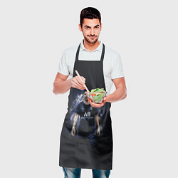 Фартук кулинарный Lionel Messi Paris Saint-Germain, цвет: 3D-принт — фото 2