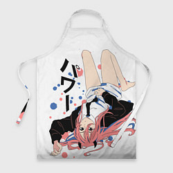 Фартук кулинарный Power - Человек-бензопила, цвет: 3D-принт