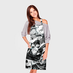 Фартук кулинарный Магическая битва Jujutsu Kaisen манга, цвет: 3D-принт — фото 2