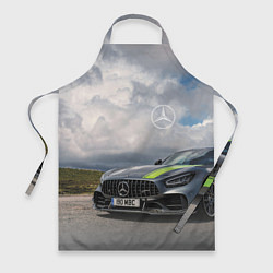 Фартук кулинарный Mercedes V8 Biturbo Racing Team AMG, цвет: 3D-принт