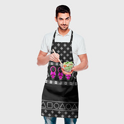 Фартук кулинарный Новогодний свитер Ojingeo geim, цвет: 3D-принт — фото 2