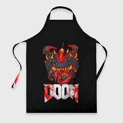 Фартук кулинарный Какодемон Cacodemon Doom, цвет: 3D-принт