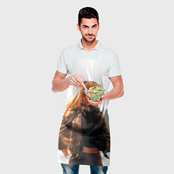 Фартук кулинарный Аска Лэнгли в современном стиле, цвет: 3D-принт — фото 2