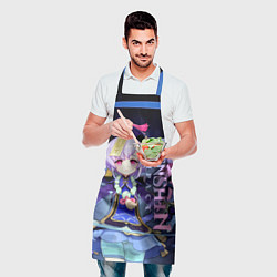Фартук кулинарный Ци Ци - Геншин импакт, цвет: 3D-принт — фото 2