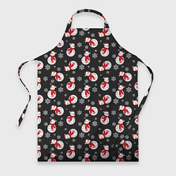Фартук кулинарный Snowmen, цвет: 3D-принт