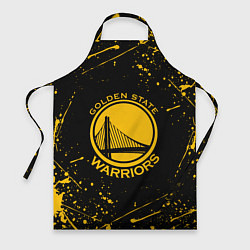 Фартук кулинарный GOLDEN STATE WARRIORS? , БРЫЗГИ КРАСОК, цвет: 3D-принт
