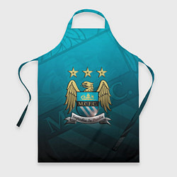 Фартук кулинарный Manchester City Teal Themme, цвет: 3D-принт