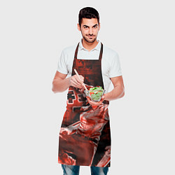 Фартук кулинарный Chainsaw Man, Дэнджи, цвет: 3D-принт — фото 2