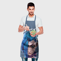 Фартук кулинарный Jinx Arcane, цвет: 3D-принт — фото 2