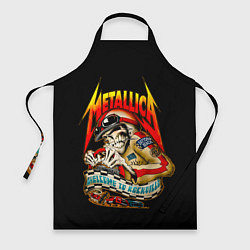 Фартук кулинарный Metallica WELCOME TO ROCKVILLE, цвет: 3D-принт