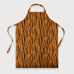 Фартук кулинарный Тигровые Полосы, цвет: 3D-принт