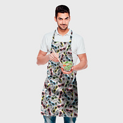 Фартук кулинарный Модные Собачки, цвет: 3D-принт — фото 2