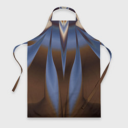 Фартук кулинарный Орхидея в коричневом Абстракция 541-2-p3-5 Дополне, цвет: 3D-принт