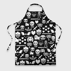 Фартук UNDERTALE PATTERN БЕЛЫЙ