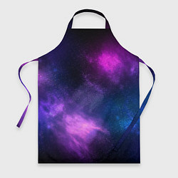 Фартук кулинарный Космос Galaxy, цвет: 3D-принт