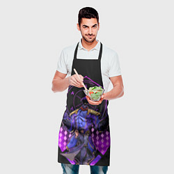 Фартук кулинарный Джотаро Куджо и платиновая звезда, цвет: 3D-принт — фото 2