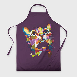 Фартук кулинарный Любителям ярких кошек, цвет: 3D-принт