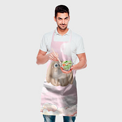 Фартук кулинарный Большой забавный заяц, цвет: 3D-принт — фото 2