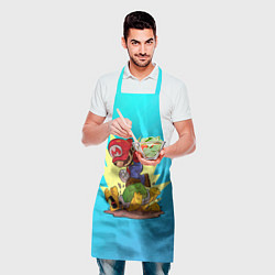 Фартук кулинарный Марио за работой, цвет: 3D-принт — фото 2