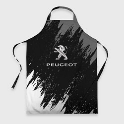 Фартук кулинарный Peugeot авто бренд, цвет: 3D-принт