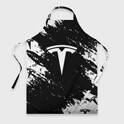 Фартук кулинарный Tesla logo texture, цвет: 3D-принт