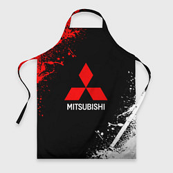 Фартук кулинарный Mitsubishi брызги красок, цвет: 3D-принт