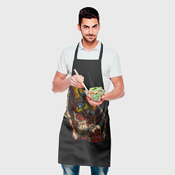 Фартук кулинарный Айзек за работой, цвет: 3D-принт — фото 2