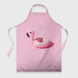 Фартук кулинарный Flamingos Розовый фламинго, цвет: 3D-принт