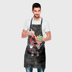 Фартук кулинарный Дьявольский смайлик, цвет: 3D-принт — фото 2