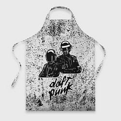Фартук кулинарный Daft Punk B&W, цвет: 3D-принт