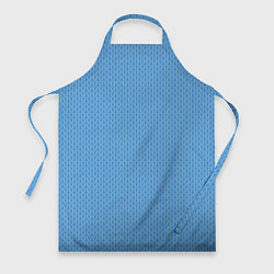 Фартук кулинарный Вязаный узор голубого цвета, цвет: 3D-принт