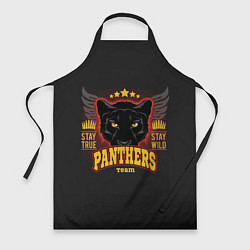 Фартук кулинарный ПАНТЕРА PANTHERS, цвет: 3D-принт