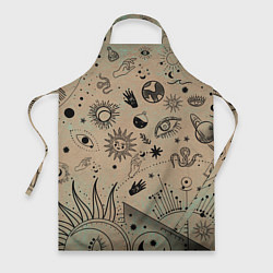Фартук кулинарный Эзотерика, цвет: 3D-принт