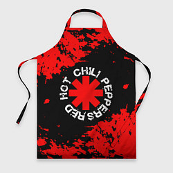 Фартук кулинарный Red hot chili peppers RHCP, цвет: 3D-принт