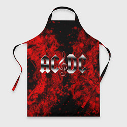 Фартук кулинарный AC DC Rock N Roll, цвет: 3D-принт
