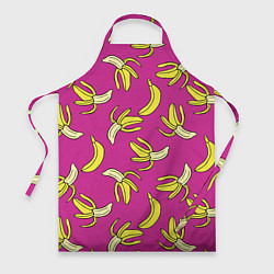 Фартук кулинарный Banana pattern Summer Color, цвет: 3D-принт