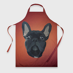 Фартук кулинарный Французский бульдог пиксельный, цвет: 3D-принт