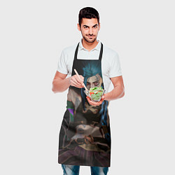 Фартук кулинарный Arcane Джинкс смотрит на тебя, цвет: 3D-принт — фото 2