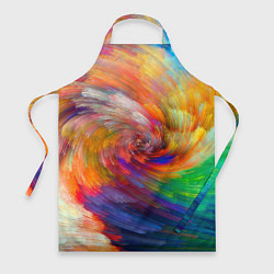 Фартук кулинарный MULTICOLORED SWIRLS, цвет: 3D-принт