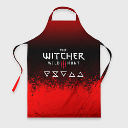 Фартук кулинарный Witcher blood, цвет: 3D-принт